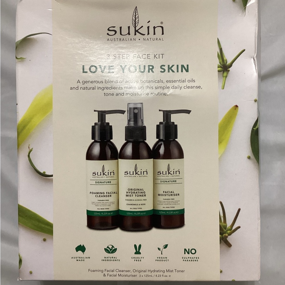 Sukin Australian Natural - 3 Step Face Kit Love Your Skin